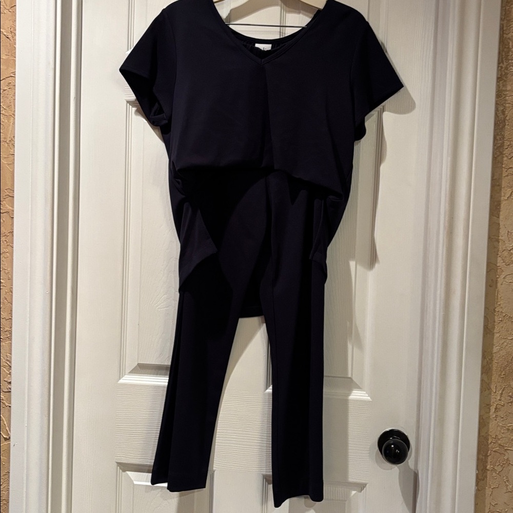 NWOT - Cabi size small navy jumpsuit.
